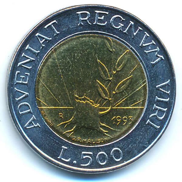 Сан-Марино, 500 лир (1993 г.)