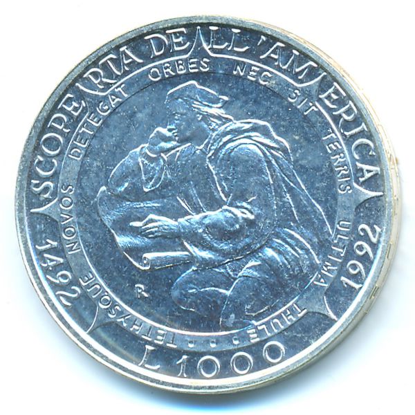 Сан-Марино, 1000 лир (1992 г.)