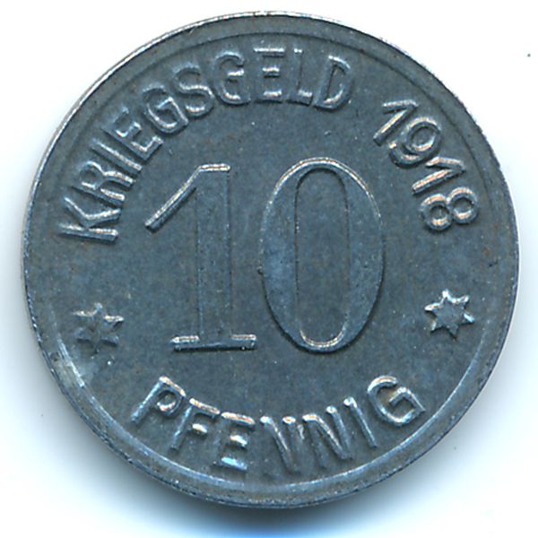 Эммерих., 10 пфеннигов (1918 г.)