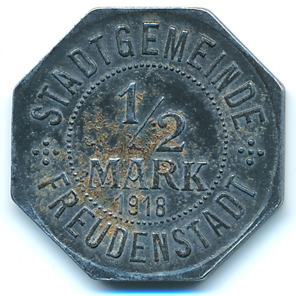 Фройденштадт., 1/2 марки (1918 г.)