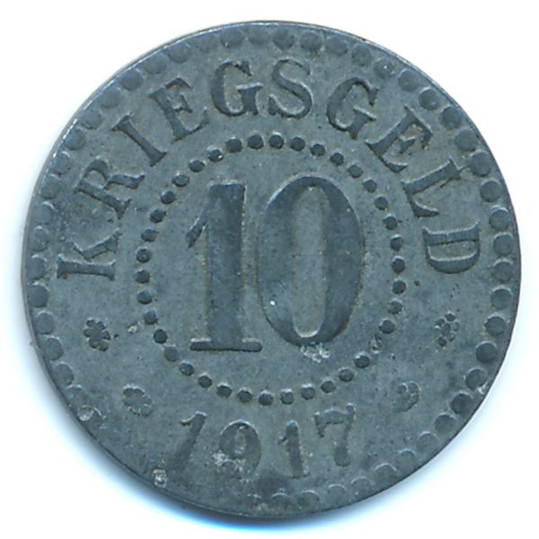 Франкфурт-на-Одере., 10 пфеннигов (1917 г.)