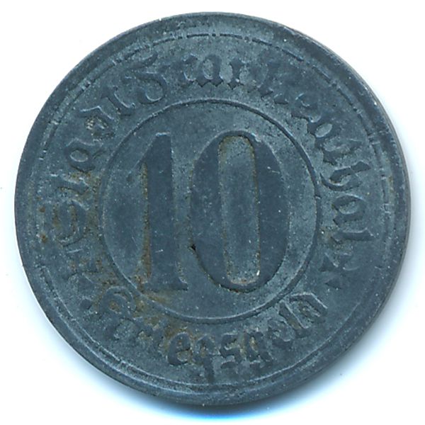 Франкенталь., 10 пфеннигов (1917 г.)
