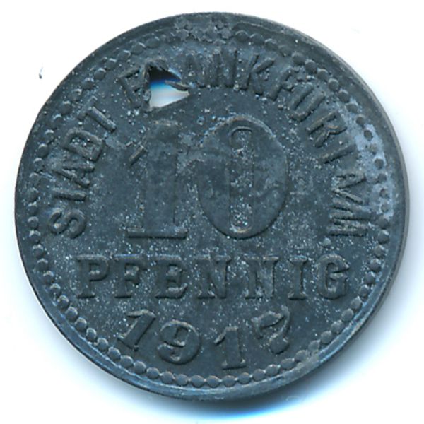 Франкфурт., 10 пфеннигов (1917 г.)