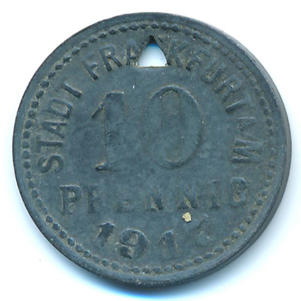 Франкфурт., 10 пфеннигов (1917 г.)