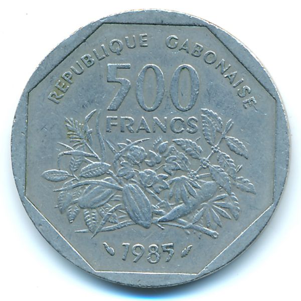 Габон, 500 франков (1985 г.)