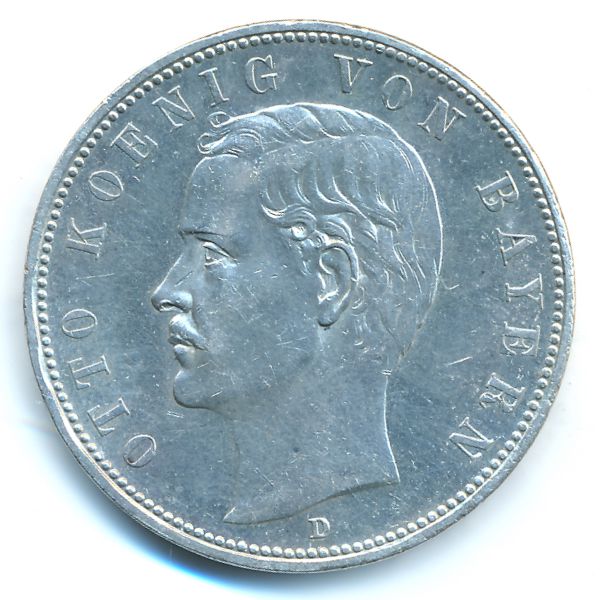 Бавария, 5 марок (1913 г.)