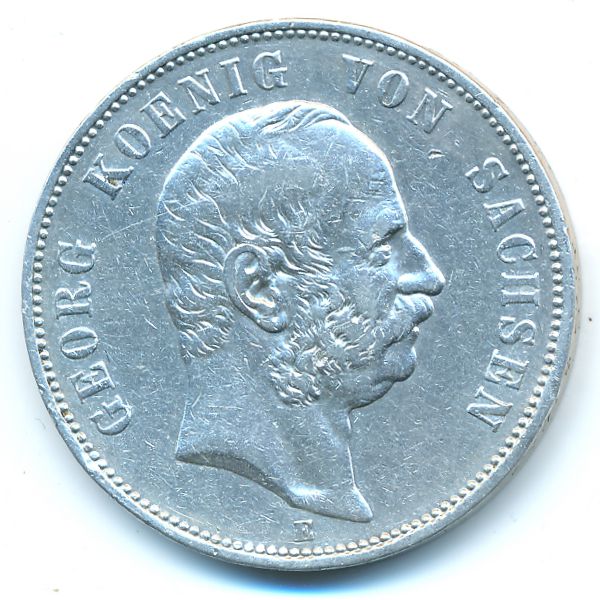 Саксония, 5 марок (1903 г.)