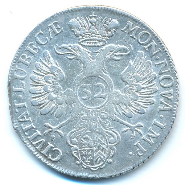 Любек, 32 шиллинга (1748 г.)