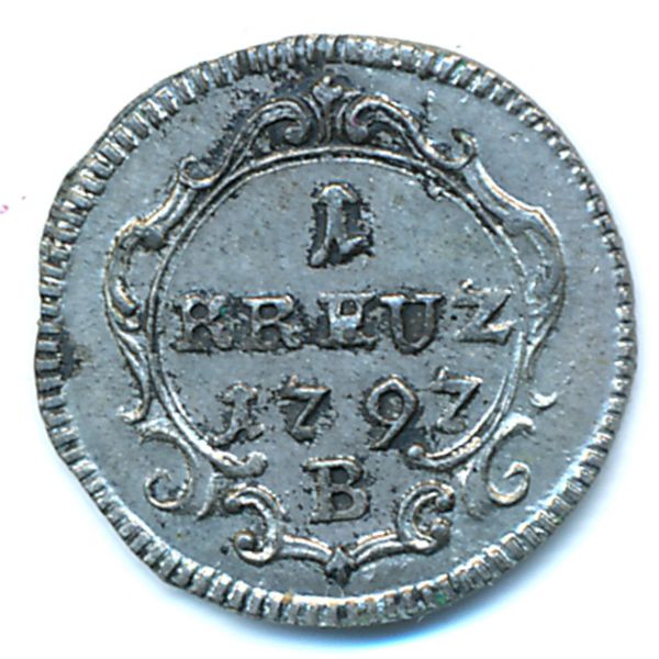 Пруссия, 1 крейцер (1797 г.)