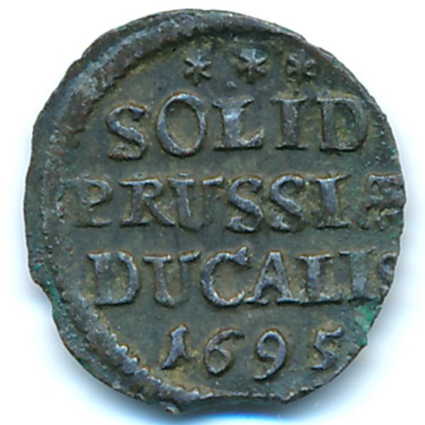 Пруссия, 1 солид (1695 г.)