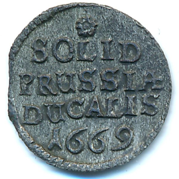 Пруссия, 1 солид (1669 г.)