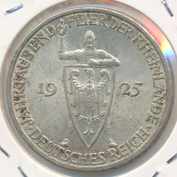 Веймарская республика, 3 рейхсмарки (1925 г.)