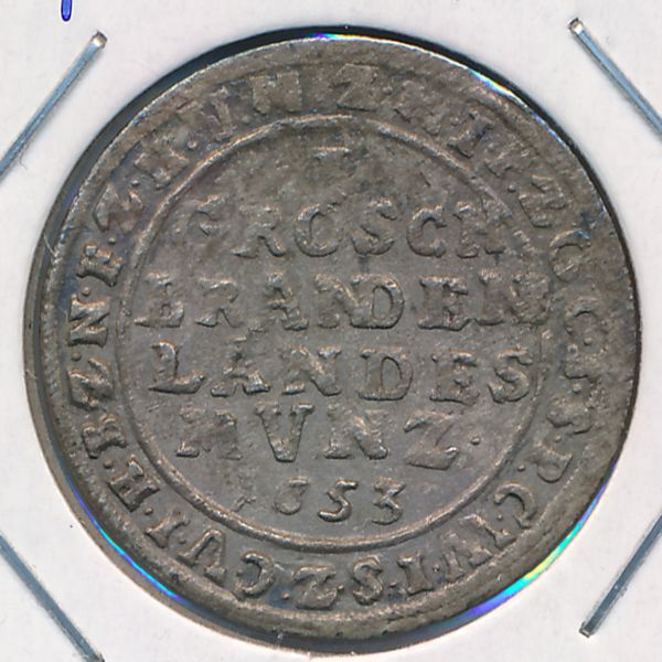 Бранденбург, 1 грош (1653 г.)