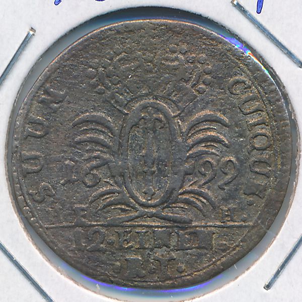 Бранденбург, 1/12 талера (1699 г.)