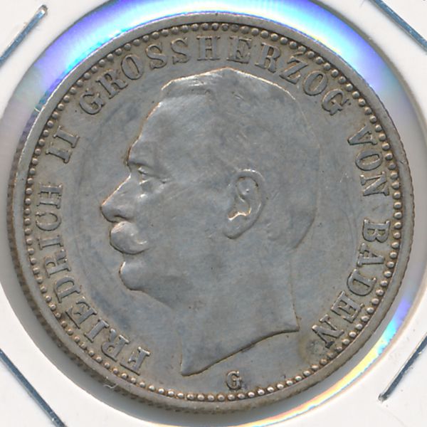 Баден, 2 марки (1913 г.)