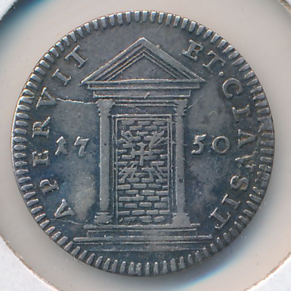 Ватикан, 1 гроссо (1750 г.)