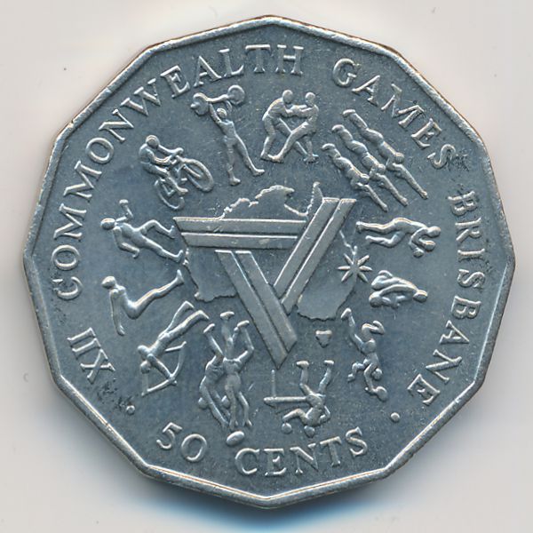 Австралия, 50 центов (1982 г.)