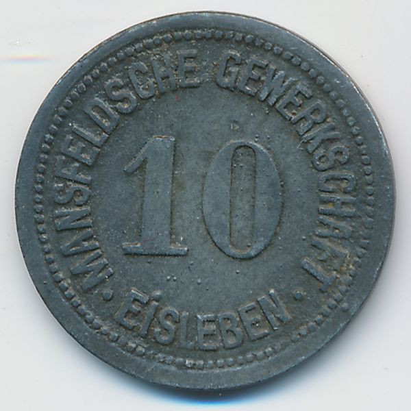 Лютерштадт-Айслебен., 10 пфеннигов (1918 г.)