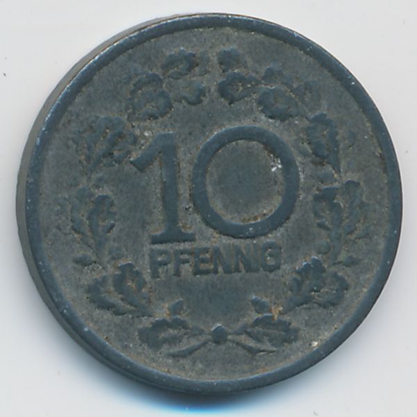 Вохвинкель., 10 пфеннигов (1918 г.)