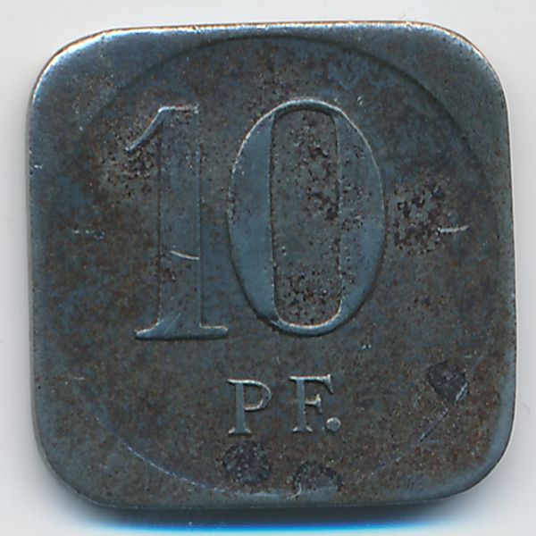 Фройденштадт., 10 пфеннигов (1918 г.)