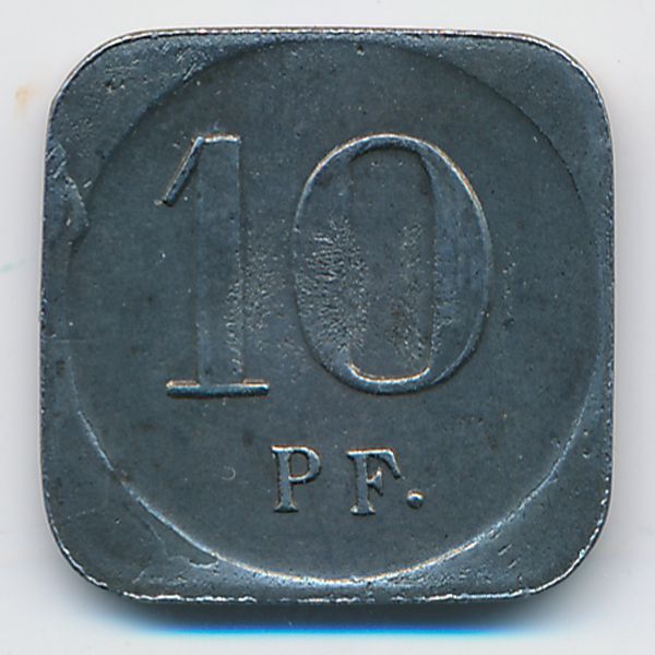 Фройденштадт., 10 пфеннигов (1918 г.)