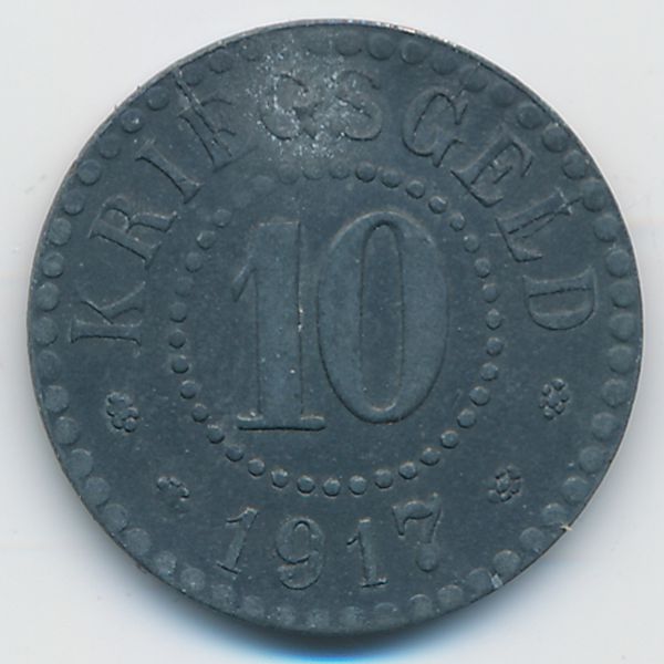 Франкфурт, 10 пфеннигов (1917 г.)