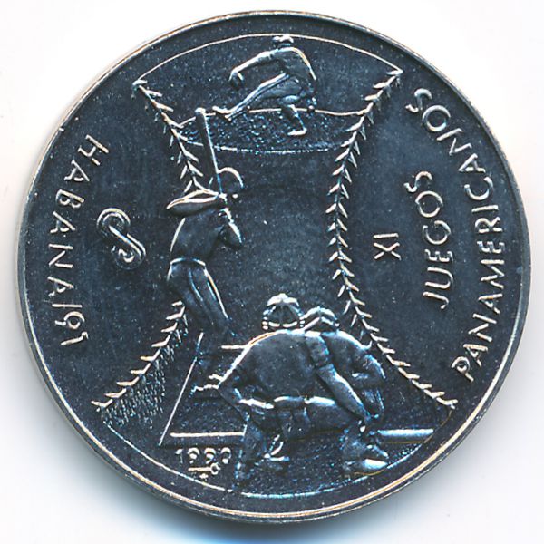 Куба, 1 песо (1990 г.)