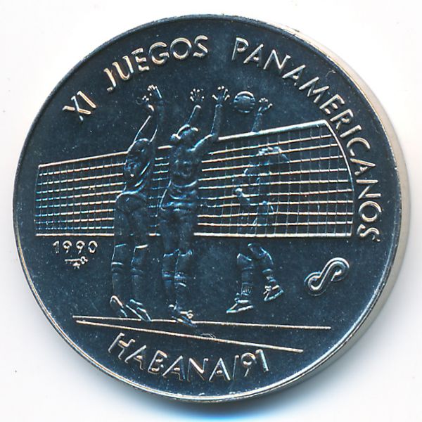 Куба, 1 песо (1990 г.)