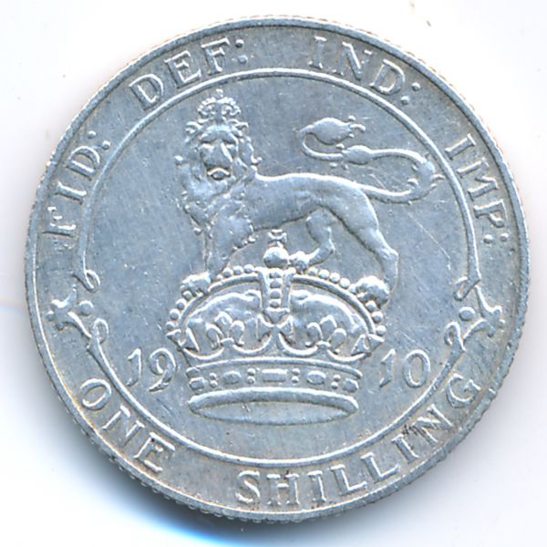 Великобритания, 1 шиллинг (1910 г.)