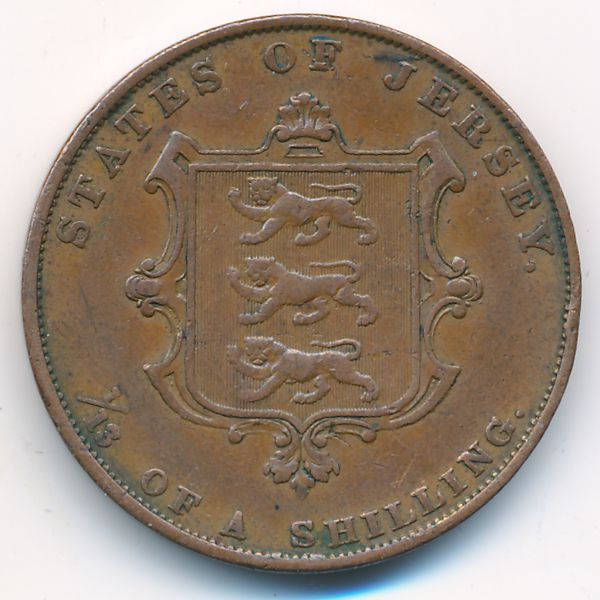 Джерси, 1/13 шиллинга (1858 г.)