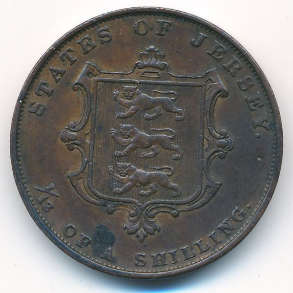 Джерси, 1/13 шиллинга (1861 г.)