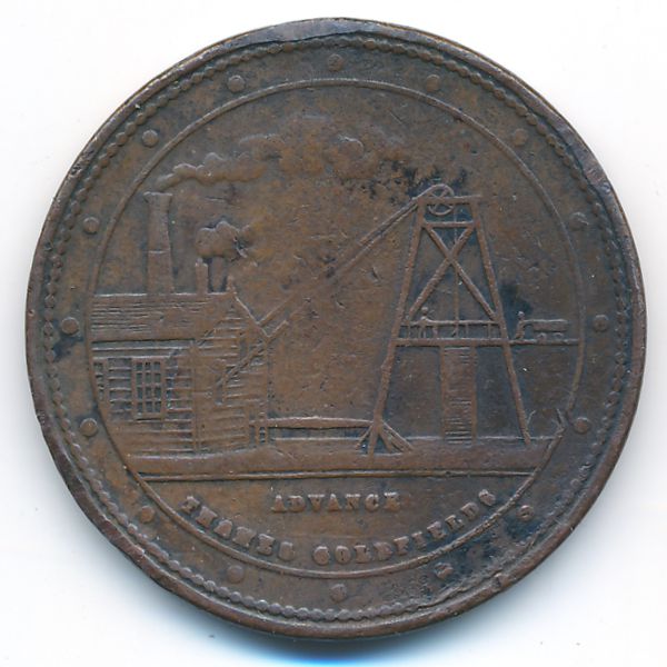 Новая Зеландия, 1 пенни (1874 г.)
