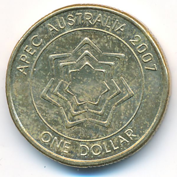 Австралия, 1 доллар (2007 г.)