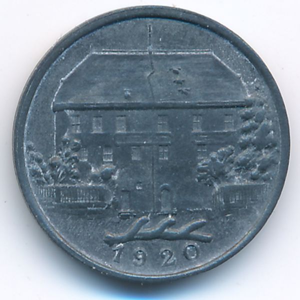 Мюнзинген., 10 пфеннигов (1920 г.)