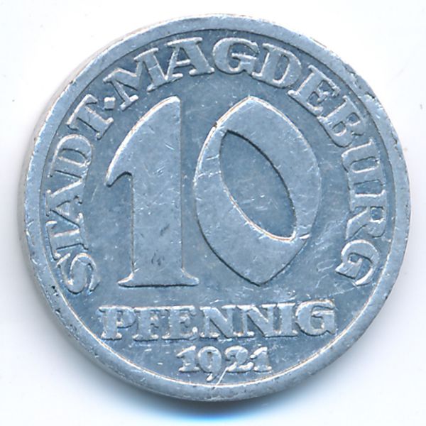 Мельзунген., 10 пфеннигов (1917 г.)