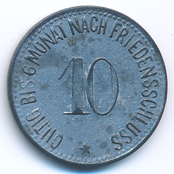 Мюльдорф-на-Инне., 10 пфеннигов (1917 г.)