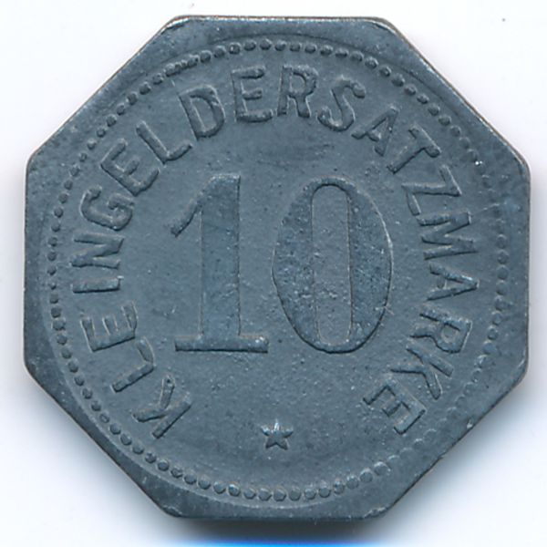 Майнц., 10 пфеннигов (1917 г.)