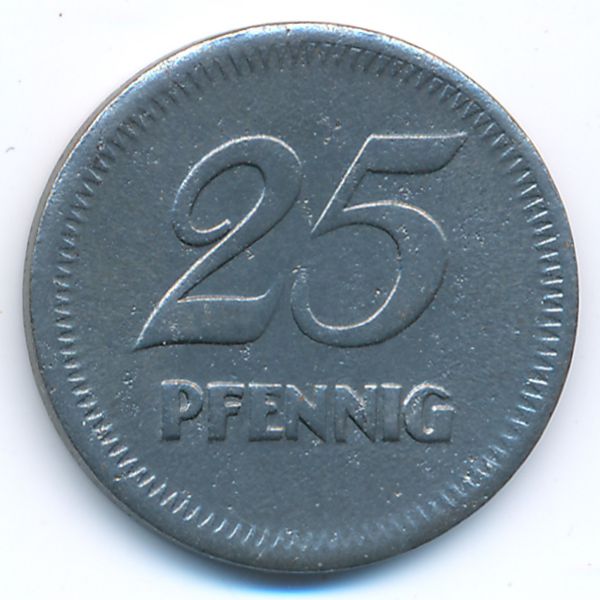 Мангейм., 25 пфеннигов (1919 г.)