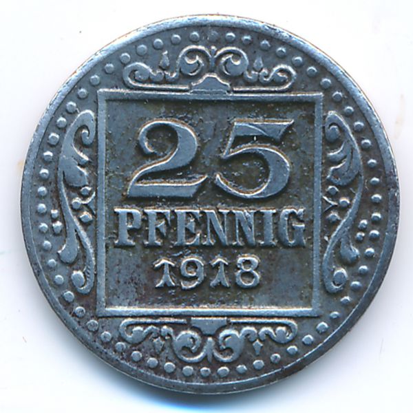 Мюнстер., 25 пфеннигов (1918 г.)