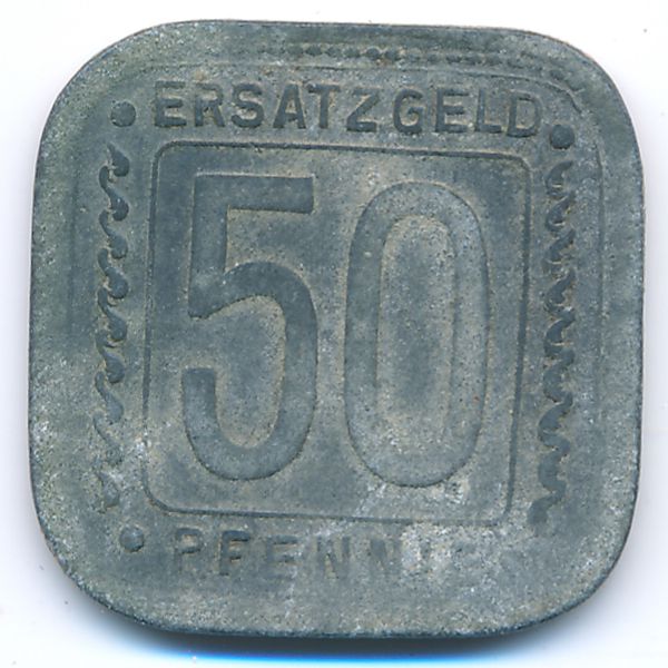 Людвигсхафен., 50 пфеннигов (1918 г.)