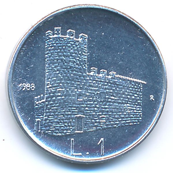 Сан-Марино, 1 лира (1988 г.)