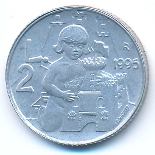 Сан-Марино, 2 лиры (1995 г.)