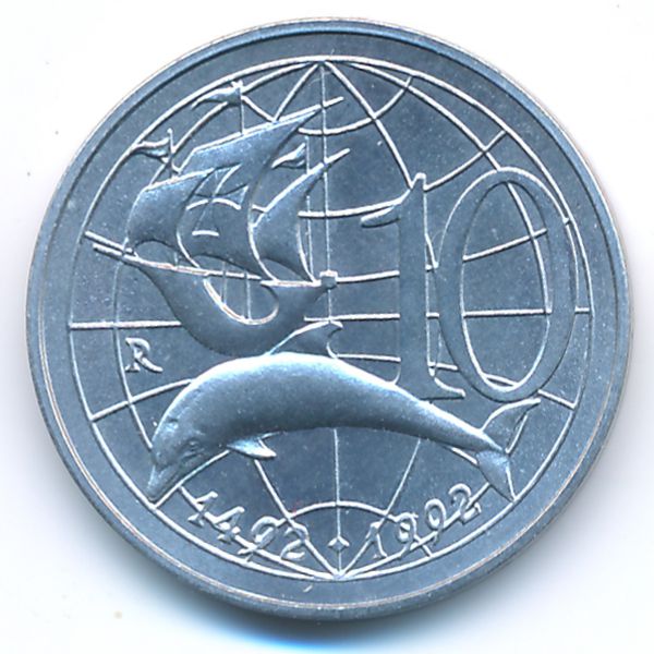Сан-Марино, 10 лир (1992 г.)