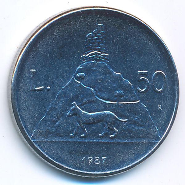 Сан-Марино, 50 лир (1987 г.)