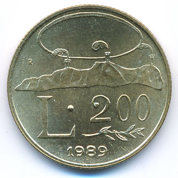 Сан-Марино, 200 лир (1989 г.)