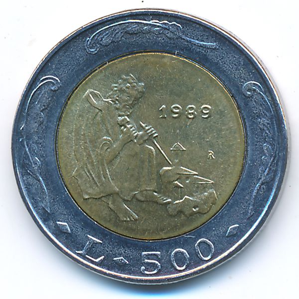Сан-Марино, 500 лир (1989 г.)