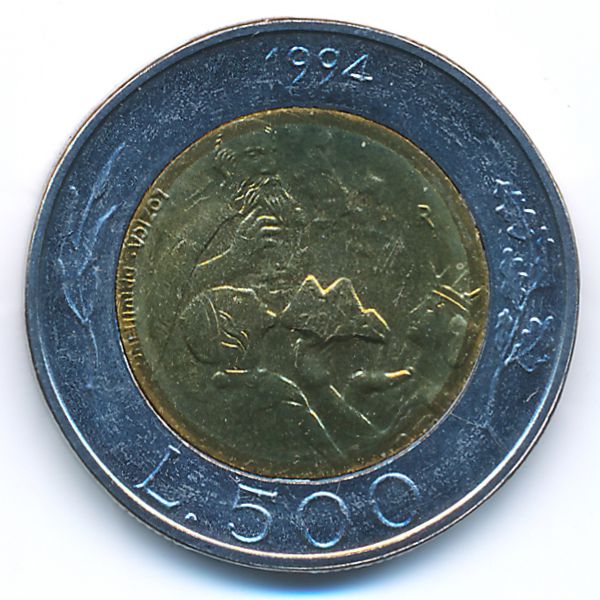 Сан-Марино, 500 лир (1994 г.)