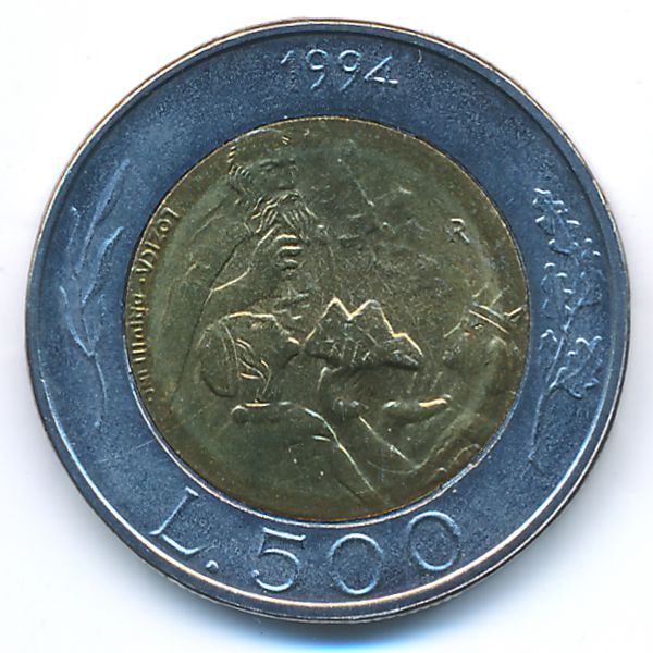 Сан-Марино, 500 лир (1994 г.)