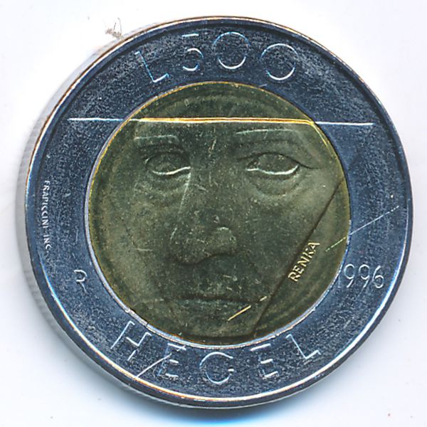 Сан-Марино, 500 лир (1996 г.)