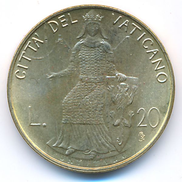 Ватикан, 20 лир (1979 г.)